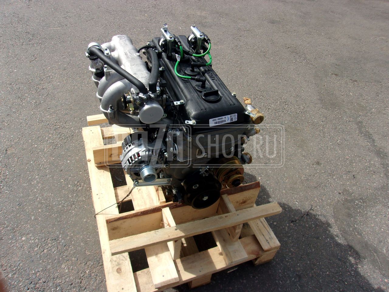 Двигатель ЗМЗ-40522 АИ-92 ГАЗ-3302, 2705, 2752, 3221, инжект. Евро-2 (без ремня; 152 л.с.) / 40522.1000400-10 (40522.4620000: под МИКАС 11, ТОПЛИВОПРОВОД БЫСТРОСЪЕМ., КАТУШКИ ГЕРМЕТИЧН.РАЗЪЕМ)